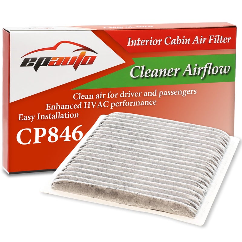 EPAuto CP846 CF9846A Replacement for SubaruToyota Premium Cabin Air Filter includes Activated Carbon