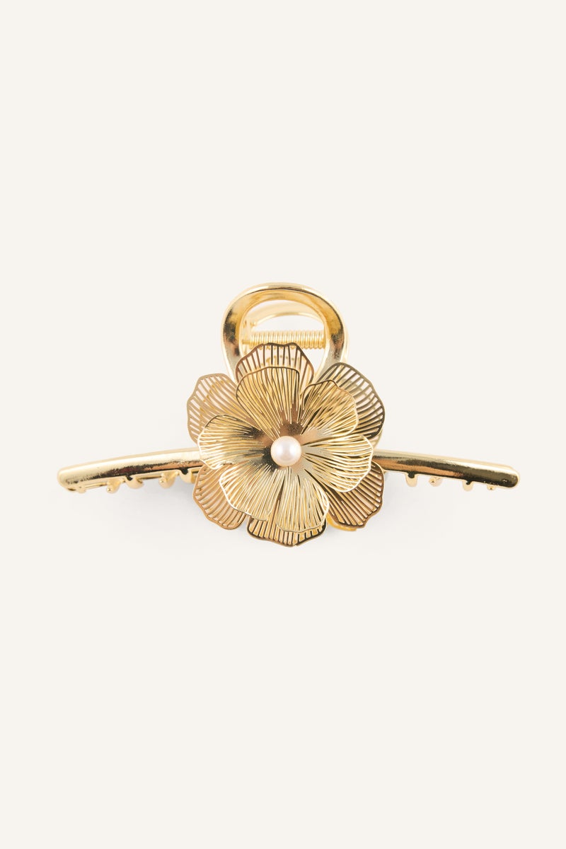 DeFacto Gold Woman Woman Floral Hair Clips Casual - Image 1