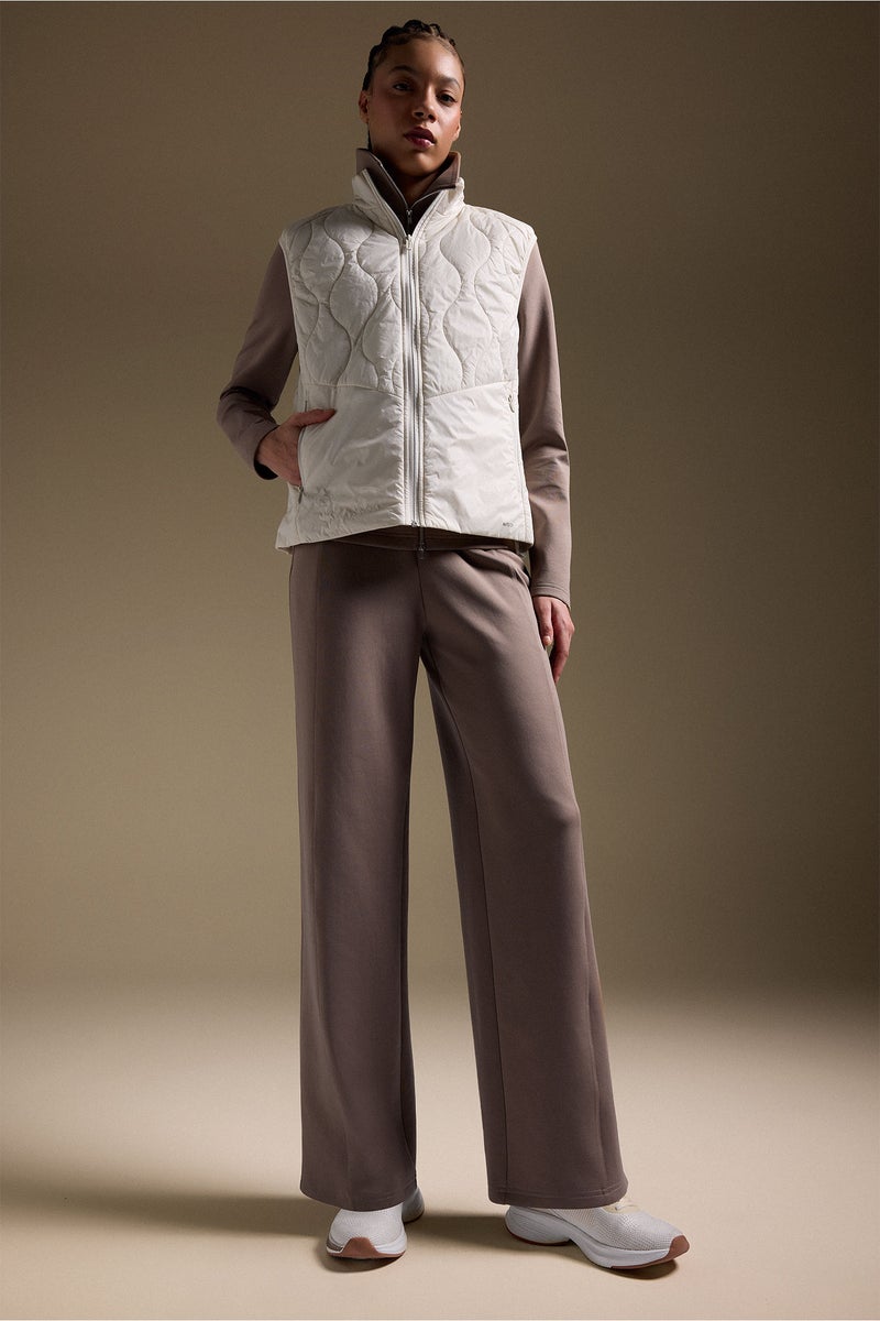 DeFacto Beige Woman Waterproof Regular Fit Zip-Up Sports Vest Casual - Image 2