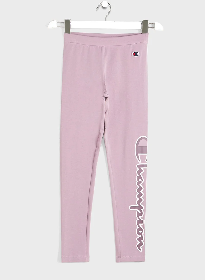 Champion Youth Logo Leggings