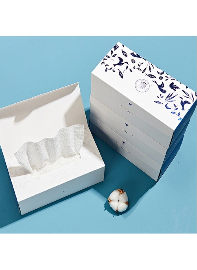 General - Face Towel in Thickened Box Ultra Soft Cotton Tissue Wet and Dry Use 60 Ct 1 Pack - Image 1