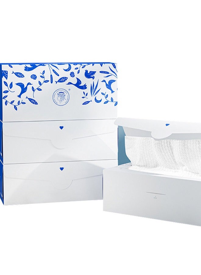 General - Face Towel in Thickened Box Ultra Soft Cotton Tissue Wet and Dry Use 60 Ct 1 Pack - Image 1