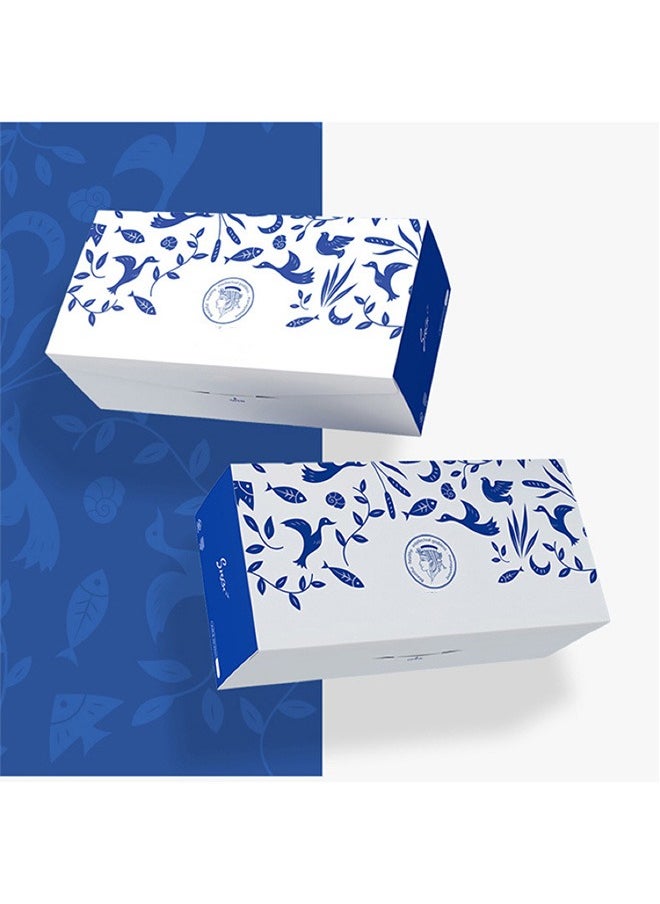 General - Face Towel in Thickened Box Ultra Soft Cotton Tissue Wet and Dry Use 60 Ct 1 Pack - Image 1