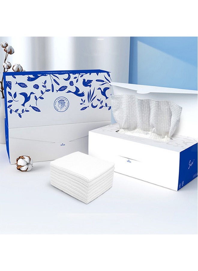 General - Face Towel in Thickened Box Ultra Soft Cotton Tissue Wet and Dry Use 60 Ct 1 Pack - Image 1