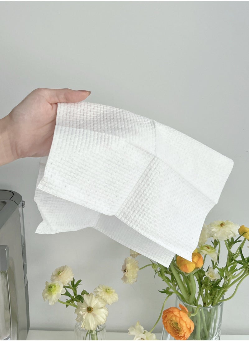 General - Face Towel in Thickened Box Ultra Soft Cotton Tissue Wet and Dry Use 60 Ct 1 Pack - Image 1