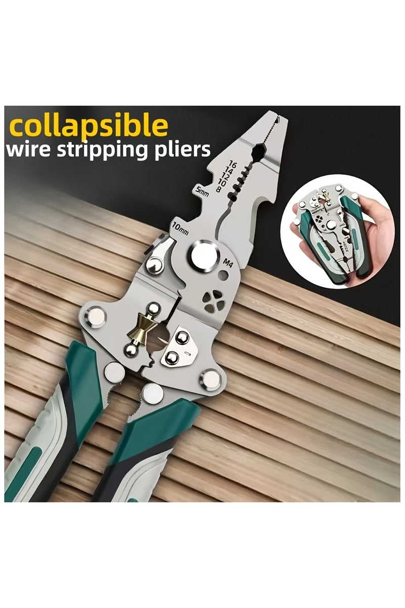 Multifunctional wire stripper 16 in 1 universal stripping wire crimping wire stripper for electricians - Image 1