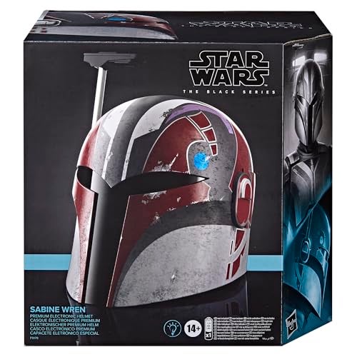 STAR WARS The Black Series Sabine Wren Premium Electronic Helmet with Advanced LED Effects, Ages 14 and Up - Image 2