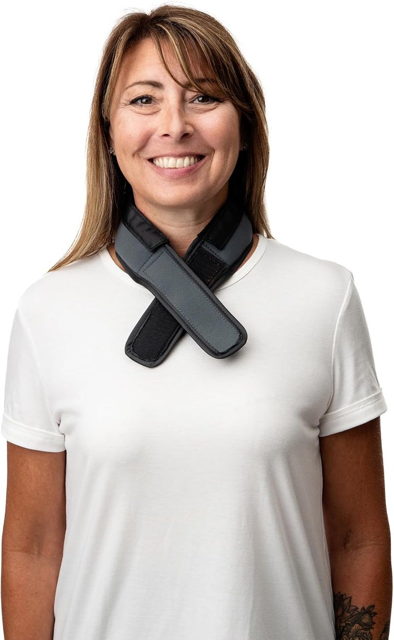 FlexiFreeze Cooling Collar - Neck Cooling Ice Wrap, Charcoal