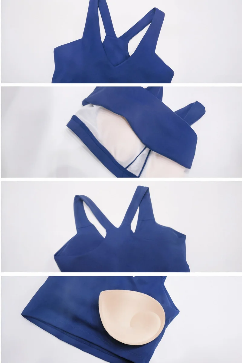Svl Dark Blue Active Aura Sports Bra for Women | Best Price UAE