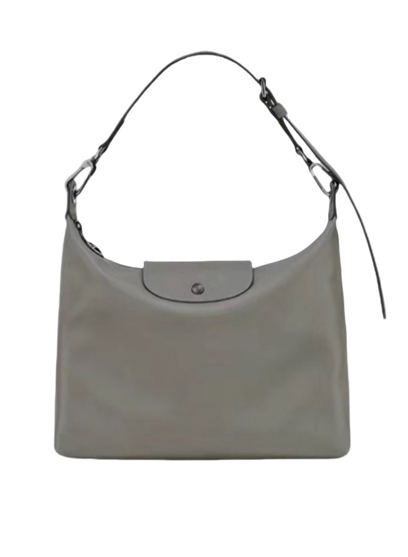 Fashion Lightweight Shoulder Bag for Women, Grey, Adjustable Strap Everyday Handbag - Image 1