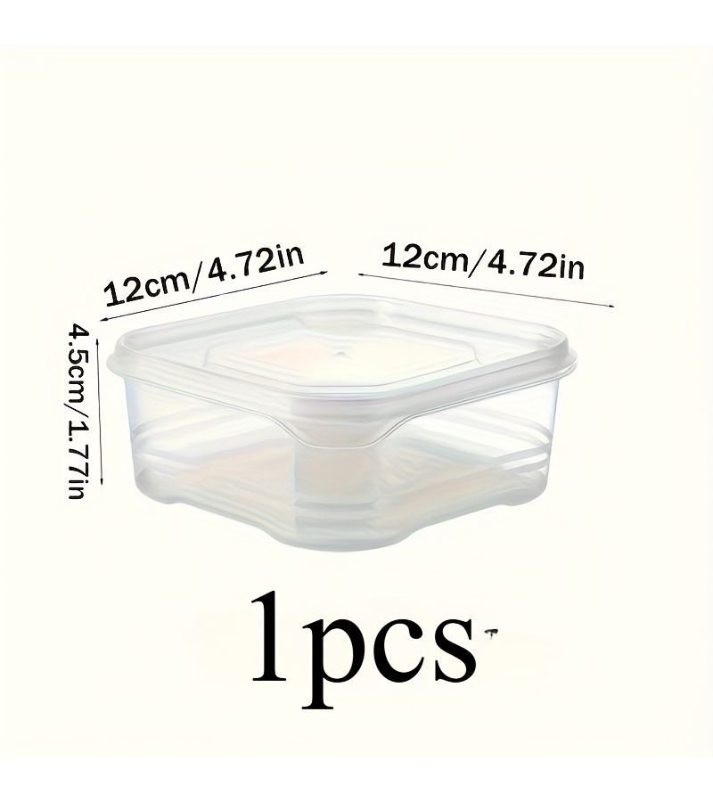1 Refrigerator Meat Freezer Fruit And Vegetable Container Ginger Garlic Leek Food Storage Hermetically Sealed Stackable Fresh Keeping Kitchen Utensil 11 83 Oz 1 Piece - Image 5