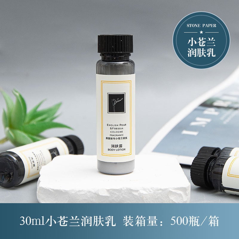 Generic Disposable White Tea Shampoo  Shower Gel Travel Kit 30ml moisturizing lotion [english pear and freesia] 