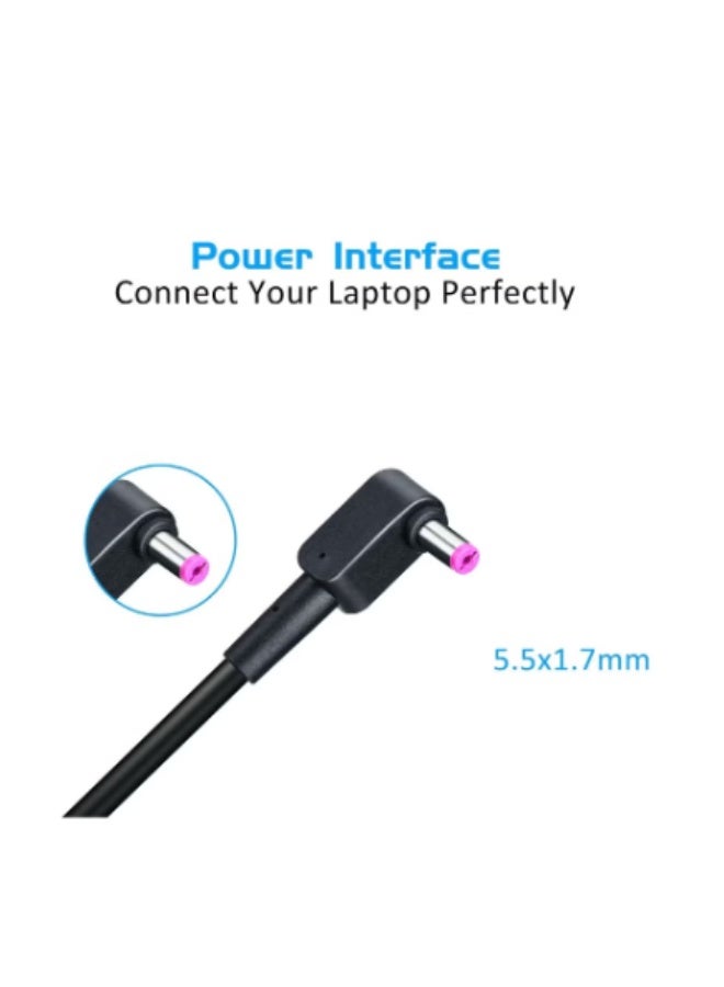 Terabyte 135W Charger 19V 7.1A 5.5x1.7mm for Acer Nitro 5 N18C3 AN515-51 AN515-41 AN515-43 AN517-51 N18C4 ADP-135K ADP-135KB Laptop Adapter Power Supply Cord - Image 4