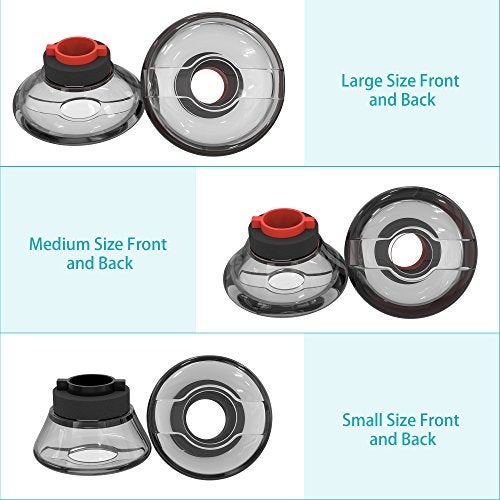 Wiki VALLEY 3X Voyager 5200 Ear Tips Replacement,Ultra Comfort Silicone Voyager Legend 30/ Voyager Legend 50 Eartips with in-Ear Foam for Plantronics Ploy Voyager 5200 5220 5210 Series Headset Earphone Buds-S/M/L - Image 3