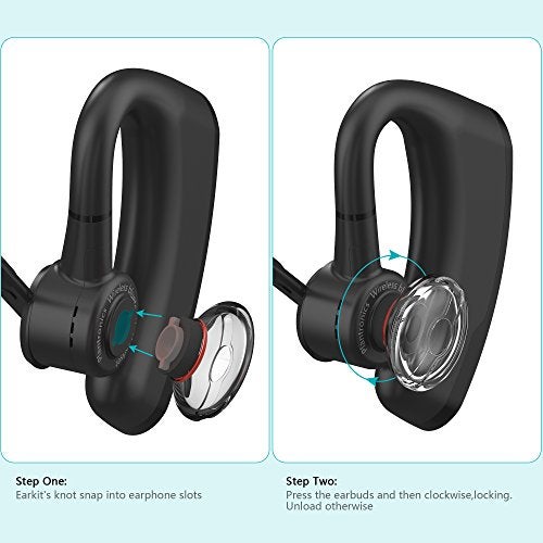 Wiki VALLEY 3X Voyager 5200 Ear Tips Replacement,Ultra Comfort Silicone Voyager Legend 30/ Voyager Legend 50 Eartips with in-Ear Foam for Plantronics Ploy Voyager 5200 5220 5210 Series Headset Earphone Buds-S/M/L - Image 5