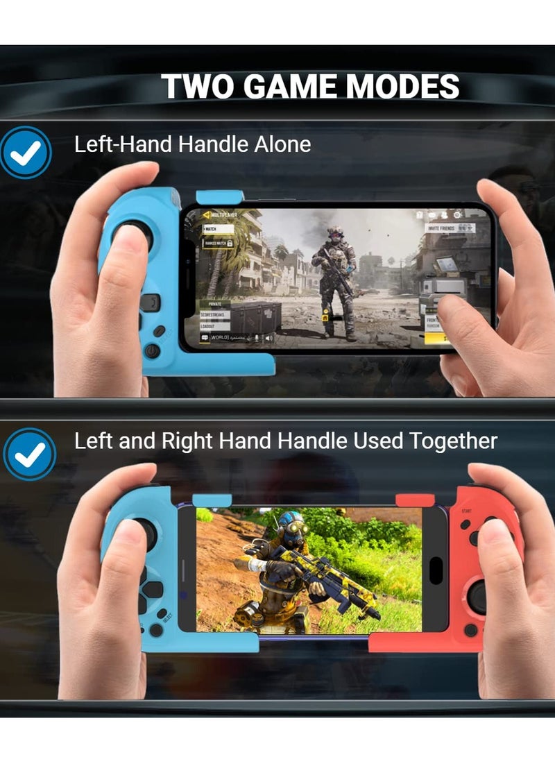 Portable One-Handed Bluetooth Game Controller for iPhone/Android - Compatible with iPhone 14, Ideal Mobile Game Joystick for Gaming on the Go. - Image 3