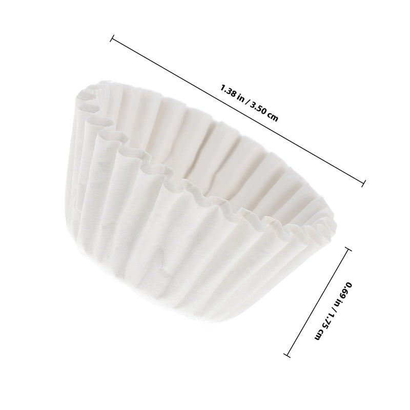 White Round Nonstick Greaseproof Baking Cups 6cm 1000pcs for Muffin Dessert - Image 3