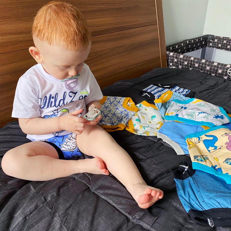 BIG ELEPHANT Baby Boys' 10 Pack Toddler Potty Training Pants 100% Cotton Underpants, 12-24 Months - Image 3