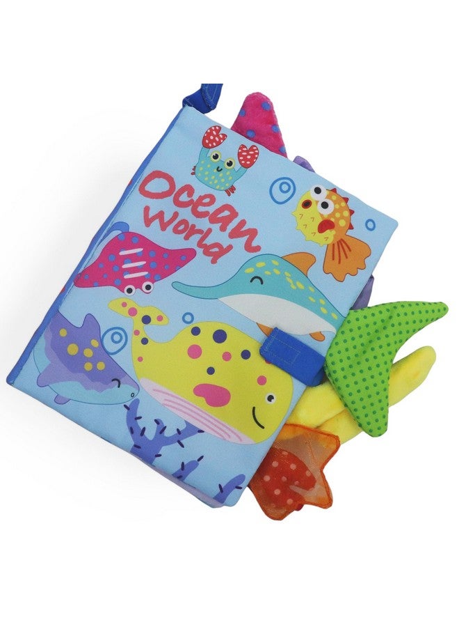 كراديل كروفت كتب ألعاب قماشية من Kradyl Kroft للأطفال والرضع | ألوان وملمس نابض بالحياة | كتب تعليمية وترفيهية للأطفال الصغار (عالم المحيط) - Image 3