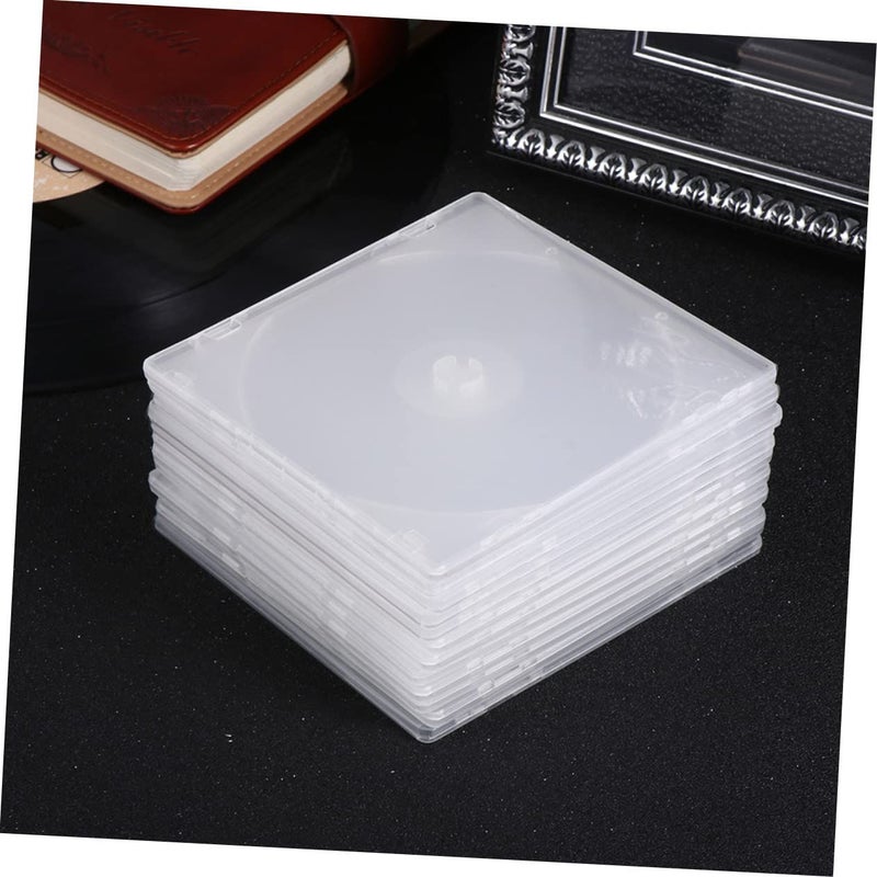 Square Slim CD DVD Storage Case Set 20 Piece PP Organizer For Home And Travel - Image 5