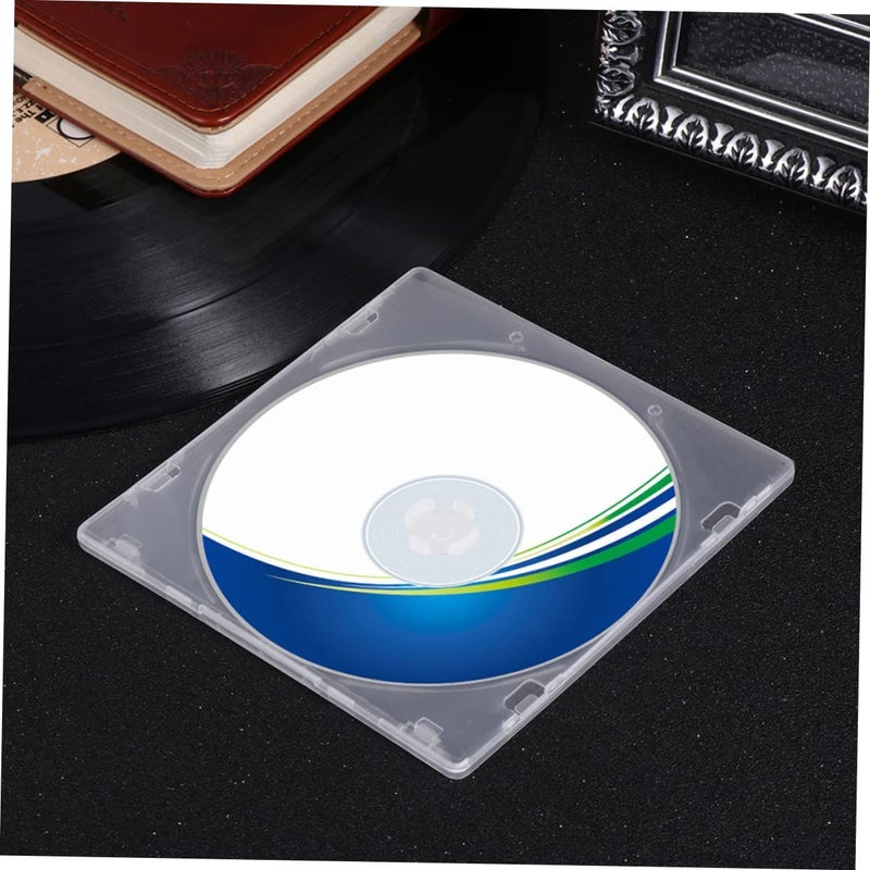 Square Slim CD DVD Storage Case Set 20 Piece PP Organizer For Home And Travel - Image 4