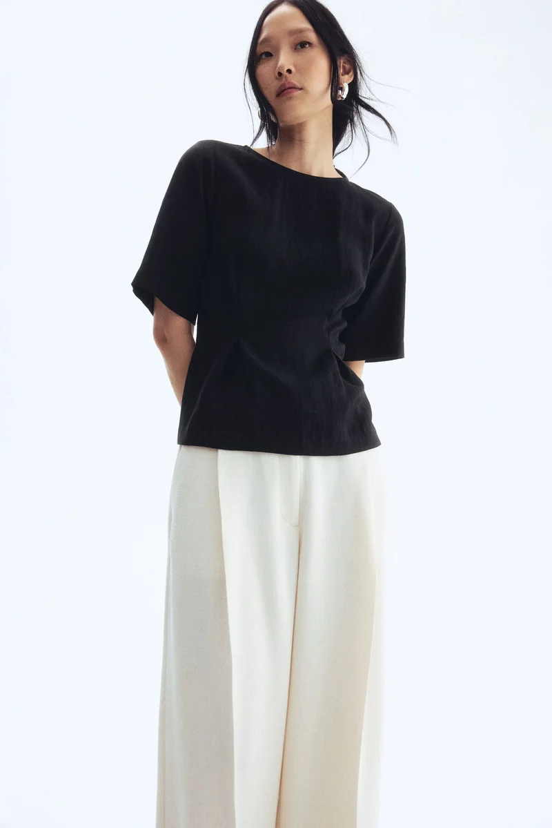 H&M Waisted blouse