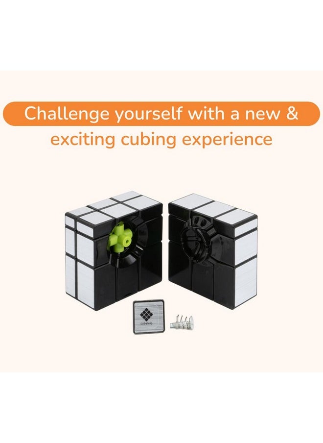 Drift 3X3 Mirror (Silver) Magic Speed Cube | Shape Shifter Cube | Speedy Stress Buster Brainstorming Puzzle | Ideal For Kids & Adults | High-Performance Bump Cube - pzsku/Z01EF19A327B195C3BBC8Z/45/_/1735817832/6a655710-227e-4aee-b01a-394511ea8d51