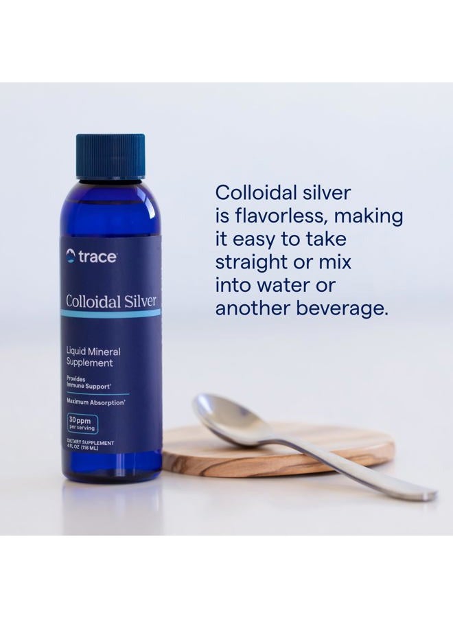 Trace Minerals Colloidal Silver - Liquid Mineral Supplement with Super-Oxygenated Colloidal Silver - Immunity & Overall Health Support - Highly Absorbable Supplement - 8 fl oz (About 24 Servings) - Image 4