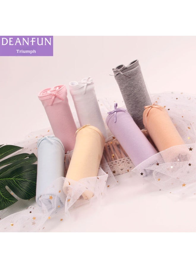 Deanfun Women's Underwear, Elegant Nude Solid Color Comfortable High-elastic Women's Triangle Briefs, 4-pack Gift Box, Size 2, Xxxl - Image 2