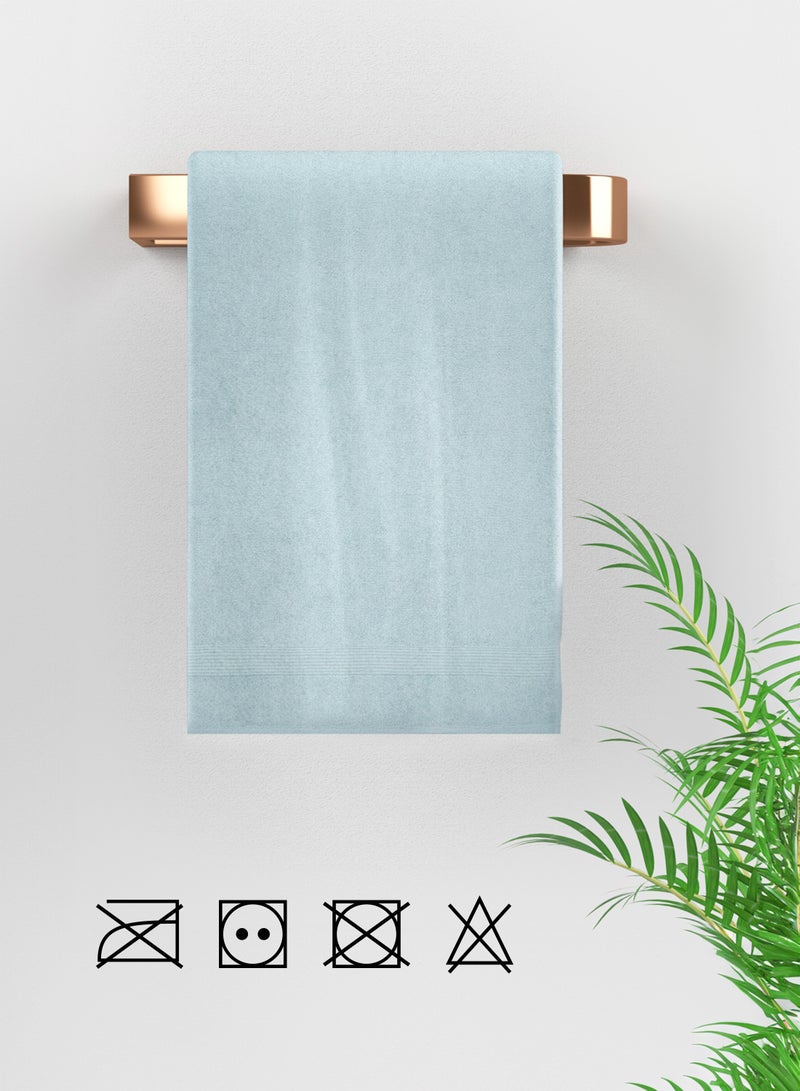 أميريكان لينين منشفة حمام ملمس ريش 550 جرام لكل متر مربع 100% قطن تيري 70x140 سم - ملمس فاخر فائق الامتصاص سريع الجفاف - Image 4