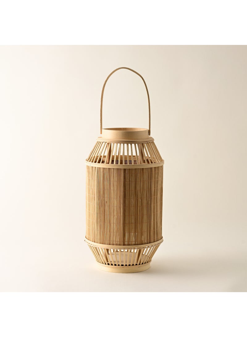 هومز فانوس راتان من هومز43.5*25.5*25.5سم - Image 1