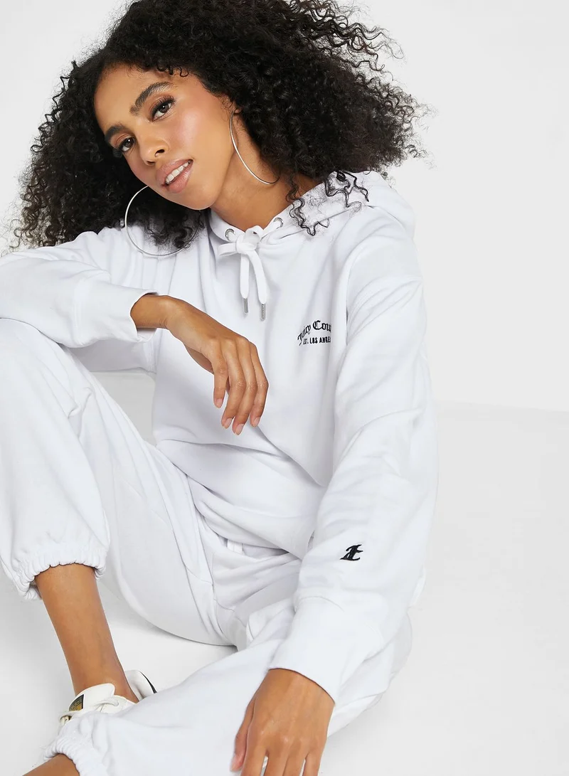 Juicy Couture Logo Pocket Detail Hoodie