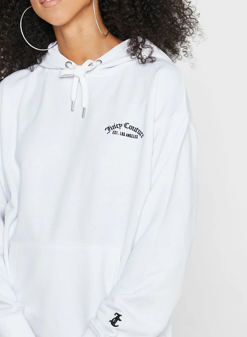 Juicy Couture Logo Pocket Detail Hoodie