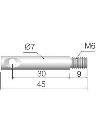 Dikeyfix Zamak Setscrew Q7MM (0021)