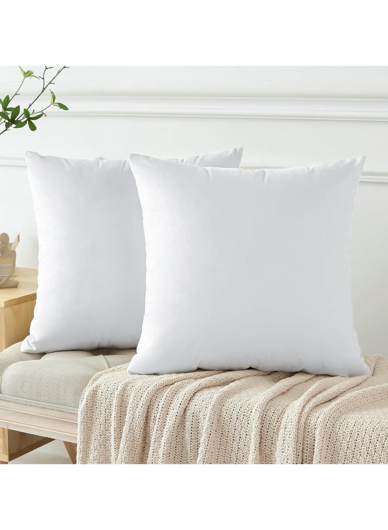 Eworld Set of 4 Cotton Cushions, 400 Thread Count Decorative Farmhouse Lines Cushion for Home Decor in Living Rooms, Patios, Couches and Chairs, Available in 5 Colors and 10 Sizes - Image 4