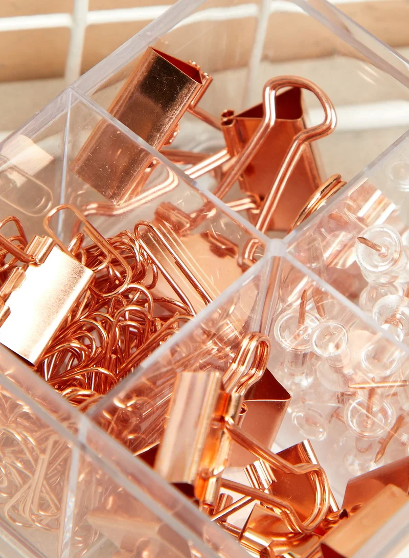AURORA Rose Gold Stationery Accessory Set