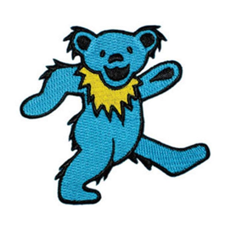 C&D Visionary Grateful Dead Blue Bear 2"x2" Patch (P-1202) - Image 5