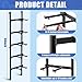 AceOrbit RC Car Stand Wall Mount 5 Layer Adjustable RC Car Racks Storage Display with Screws Crawler Trucks Workstation Model Shelf Wall Hanger for 16 110 112 118 124 132 Scale Cars Trucks - Image 4