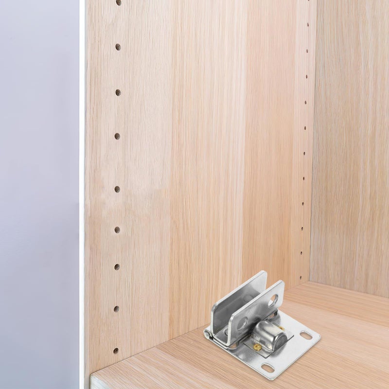 4Pcs 90 Degree Stainless Steel Clip Hinge For Shower Glass Door Cabinet Hardware - Image 3