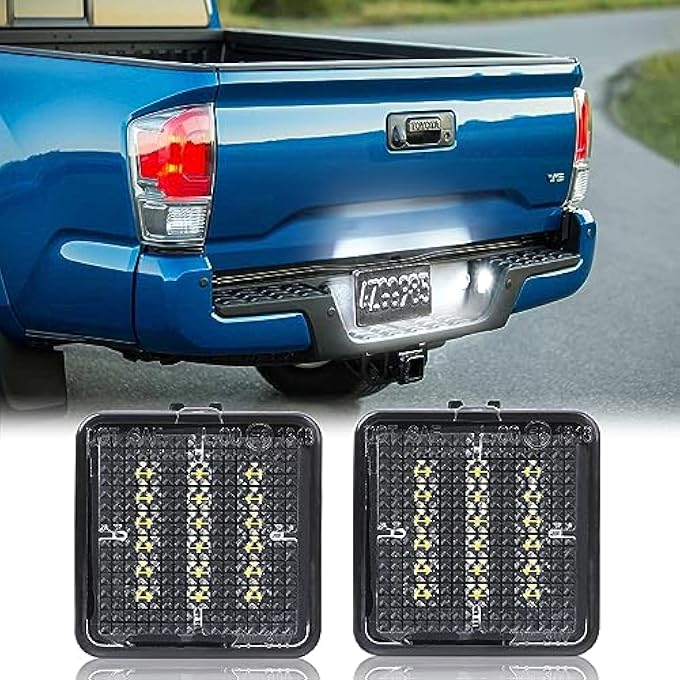 KanSmart Led License Plate Light Compatible With 20162023 Toyota Tacoma  20142021 Tundra License Plate Lights Assembly Tag Lamp 6000K White - Image 2