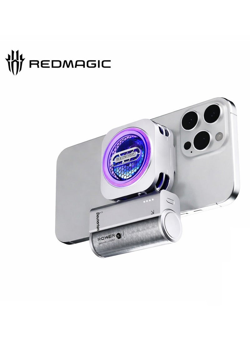 نوبيا ريد ماجيك باور بانك ريدماجيك ميني بقوة 22.5 واط، شحن سريع بسعة 5000mAh، متوافق مع مبردات ريدماجيك حتى إصدار 6 برو وأقل، ومتوافق مع هواتف آيفون وسامسونج (باور بانك فقط) - Image 1