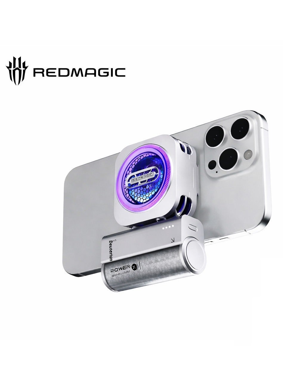 RedMagic 22.5W Mini Power Bank for RedMagic Coolers & Mobile Phones, Fast Charging, 5000mAh Capacity, Compatible with RedMagic 6 Pro Cooler & Below, iPhone and Samsung Devices (Power Bank Only)