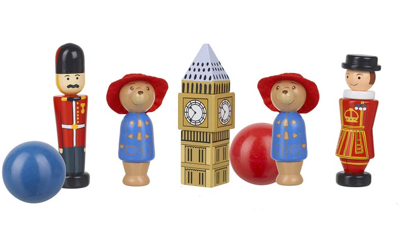 Orange Tree Toys Paddington Wooden Skittles - Paddington Bear Toy Bowling Set for Toddlers, Skittles Game for Kids - Small Paddington Figures, Outdoor Garden Games - Official Paddington Bear Gifts by - Image 1