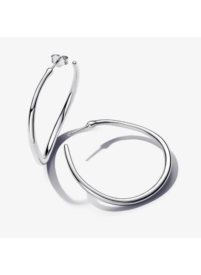 PANDORA Sterling Silver Hoop Earrings