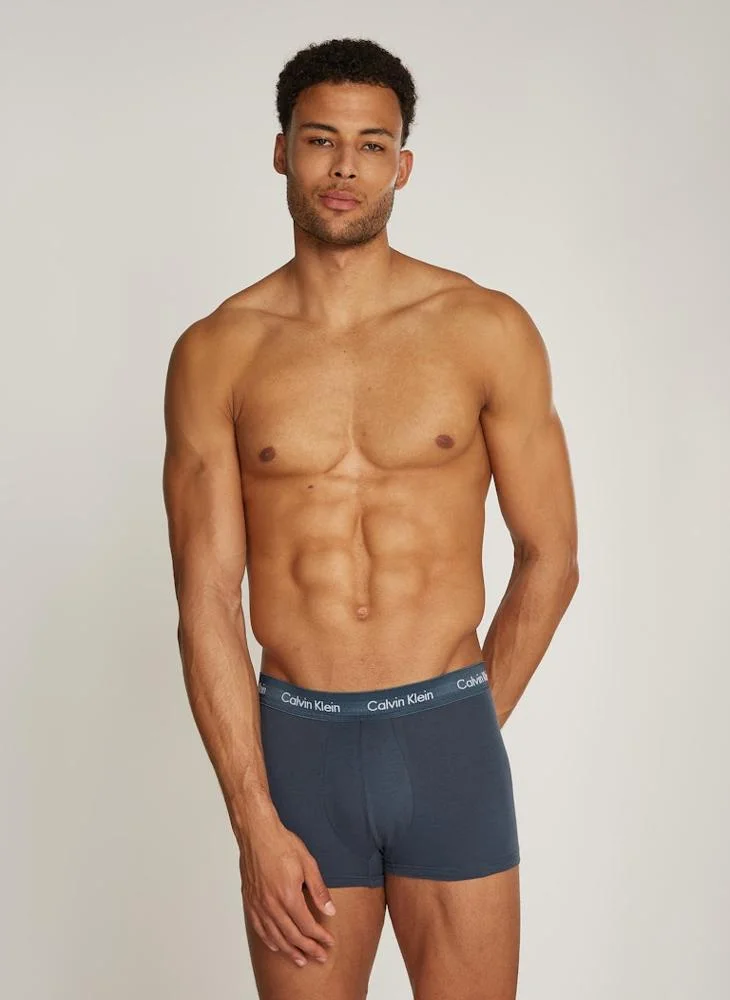 CALVIN KLEIN 3-Pack Cotton Stretch Low Rise Trunks