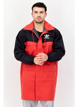 adidas Originals Men Sportswear Fit Manchester United Long Sleeves Outdoor Jacket, Red  - Image 1