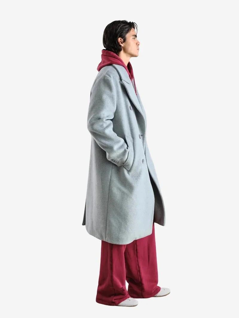 جيستو GIESTO Long Buttoned Textured Jacket