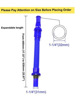 Rubik Drain Pipe 32mm Diameter, Expandable & Flexible Tail Hose for Wash Basin & Bathroom Sink Tailpiece (Not for Kitchen)  - Image 2