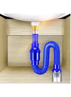 Rubik Drain Pipe 32mm Diameter, Expandable & Flexible Tail Hose for Wash Basin & Bathroom Sink Tailpiece (Not for Kitchen)  - Image 4