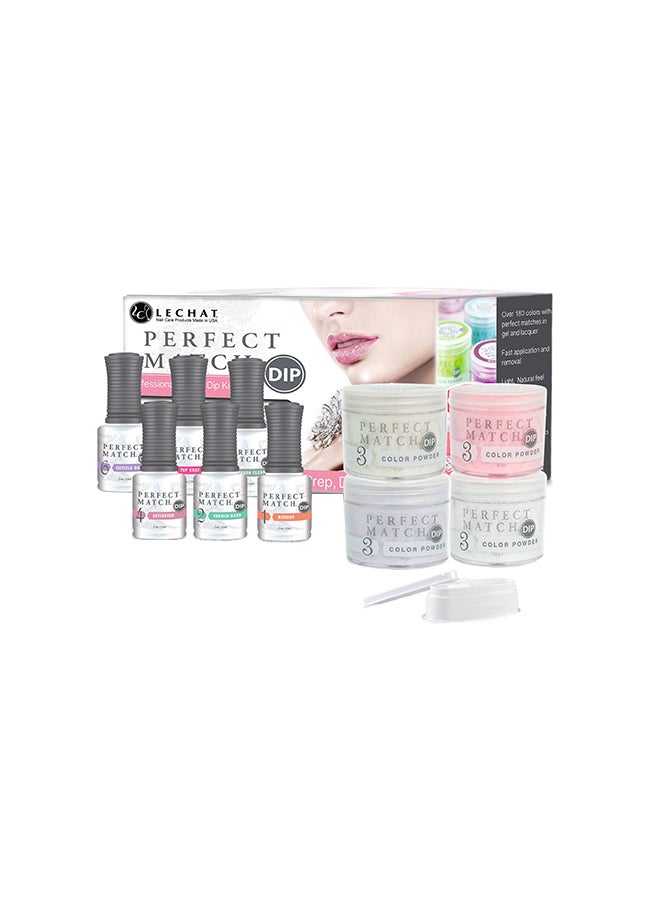 Lechat Dipping Powder Starter Kit (French Nail Dip Kit) PMDFK01 - Image 1